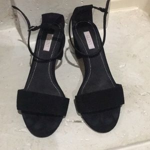 Black ankle strap sandal